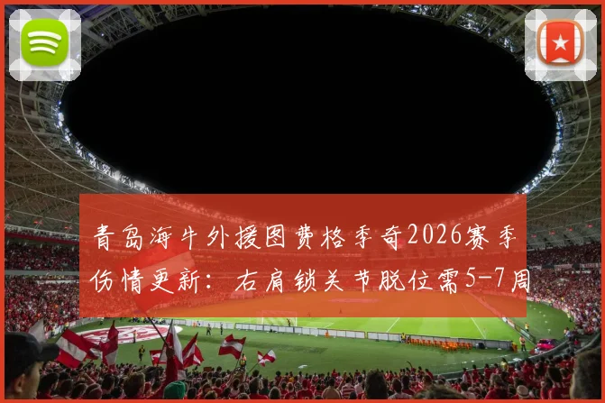 青岛海牛外援图费格季奇2026赛季伤情更新：右肩锁关节脱位需5-7周康复，详解伤病影响与球队应对方案