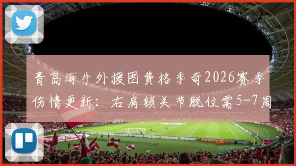 青岛海牛外援图费格季奇2026赛季伤情更新:右肩锁关节脱位需5-7周康复,详解伤病影响与球队应对方案